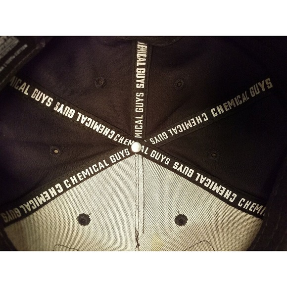 Chemical Guys Hat Auto Detailing Patch Adjustable Snap Back Black Cap - Picture 7 of 11